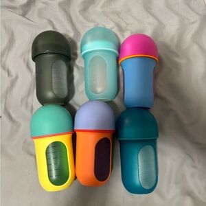 Colorful Silicone baby bottles